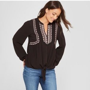 🆕NWT Knox Rose XXL BoHo Style Tie Front